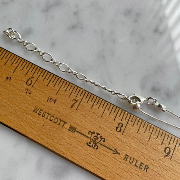 Unsigned Contemporary Pearl & Crystal Necklace & Earrings Set - Picture 5 of 6